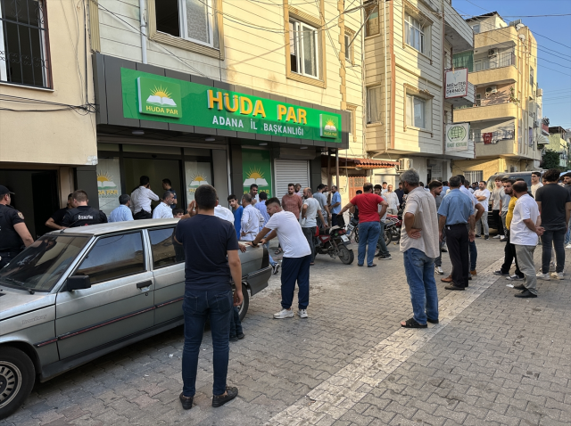 HÜDA PAR Adana İl Başkanlığı'na saldırıyla ilgili sosyal medya paylaşımlarına gözaltı
