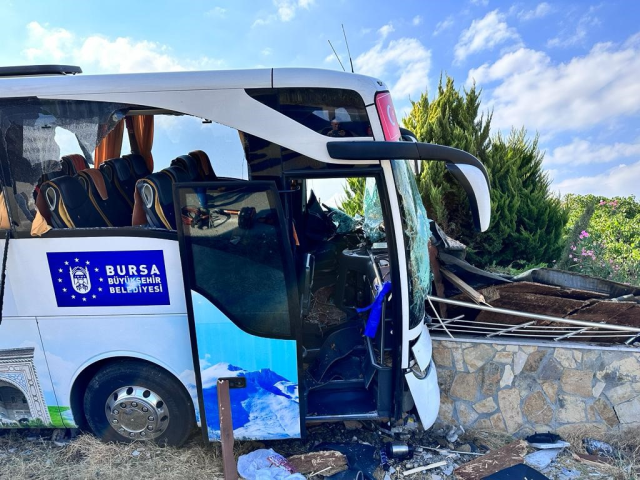 Tur otobüsü, yola atlatan başıboş sokak köpeği yüzünden kaza yaptı: 1 ölü, 7 yaralı
