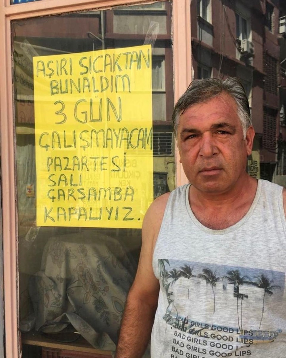 Adana'da aşırı sıcaklar dükkan kapattırdı - 2