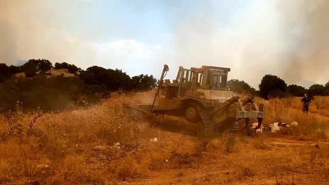 Yunanistan'daki orman yangını hızla büyüyor! İpsala Sınır Kapısı kapatıldı